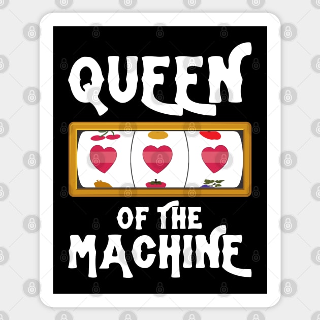 Queen Of The Machine Sticker by HobbyAndArt